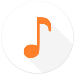 Obraz premium music flat design modern icon