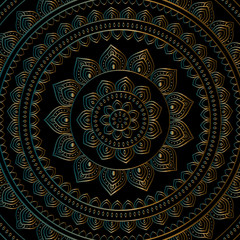 Gold mandala