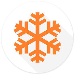 Obraz premium snow flat design modern icon