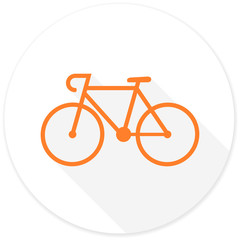 bicycle flat design modern icon