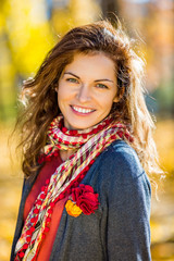 Portrait of young beautiful woman