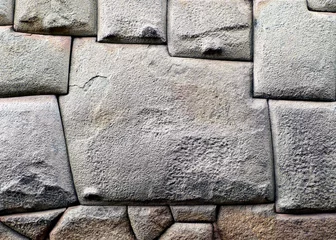 Foto op Canvas De beroemde twaalfzijdige steen, in Cuzco, Peru. Beste voorbeeld van Inca-metselwerk en vaardigheid © ocphoto