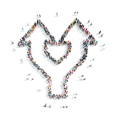 people  shape  arrow cartoon