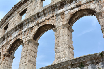 Obraz premium Arena in Pula in Kroatien