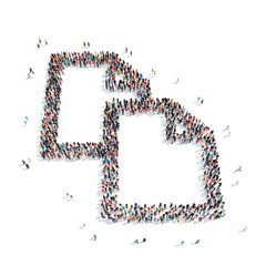 group  people  shape sheet  letter