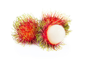Fresh rambutan sweet delicious fruit of Thailand