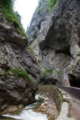 Bicaz gorge and little river