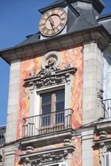 Fototapeta na wymiar façades de Madrid