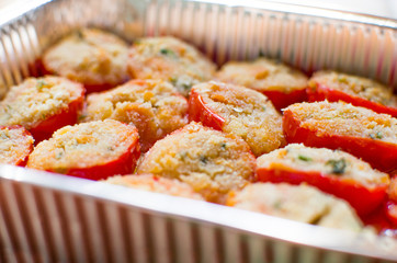 vegan barley salad with potatoes