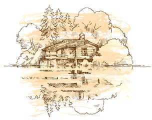 Summer landscape.