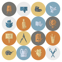 School and Education Icons