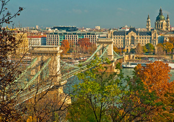 Naklejka premium Budapest in autumn