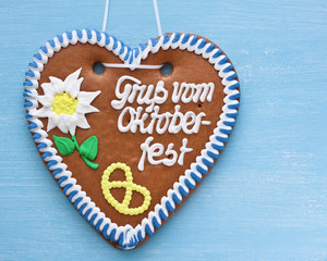 Lebkuchen Gruß vom Oktoberfest