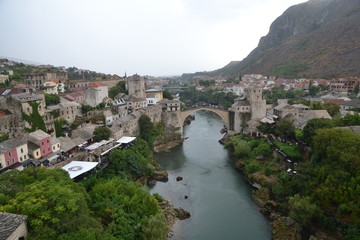 Fototapeta na wymiar Bosnia and Herzegovina - Mostar (and the old bridge)