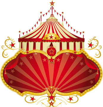 Magic circus red frame
