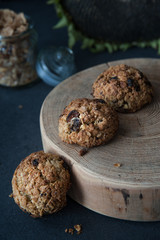 Healthy muesli cookies