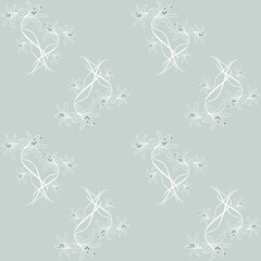 Seamless Pattern lily flowers