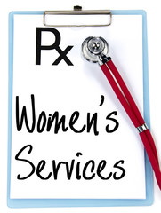 women's services write on prescription