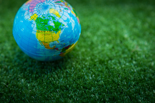 Photo of passport, money and world map.