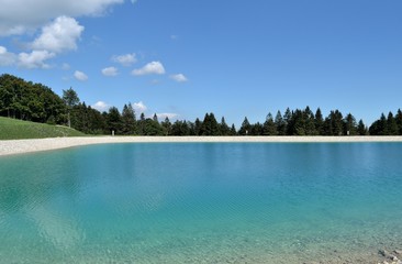 Lac en montagne