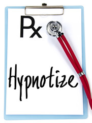 hypnotize word write on prescription