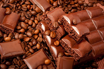 Chocolate-Coffee background
