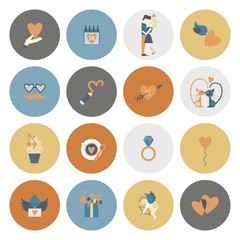 Happy Valentines Day Icons