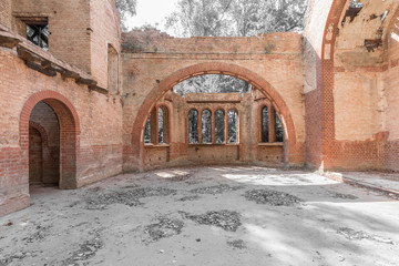 Fototapeta premium beautiful decay church