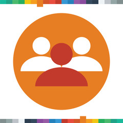 Hierarchy icon, leadership icon, business icon.