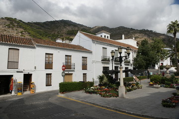 Fototapeta na wymiar Málaga, calles de Mijas