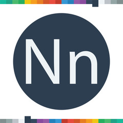 N letter icon.