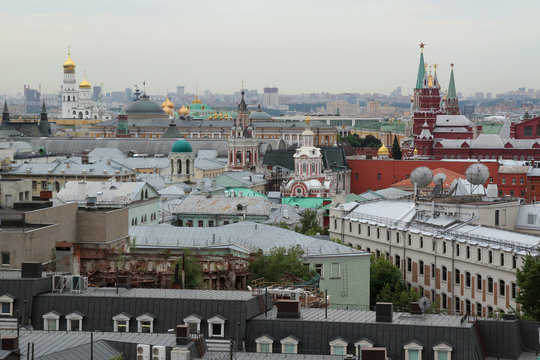 View on the center of Moscow