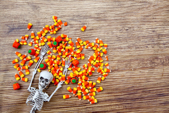 Halloween Candy Background
