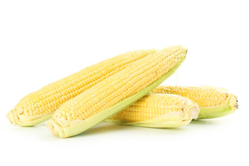 Corns isolated on a white