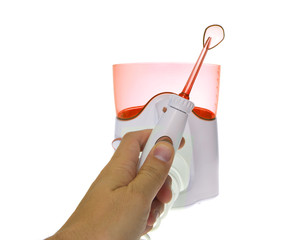 Brushing Teeth, Massage Gums. Irrigator for Oral Cavity Cleaning