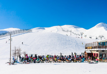  Ski resort Livigno. Italy