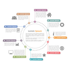 Fototapeta premium Circle Infographics