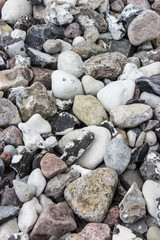 background / Background of gray pebbles 