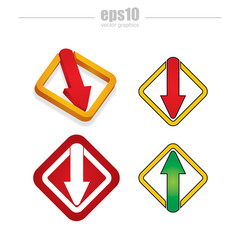 Communication concept, arrows icon