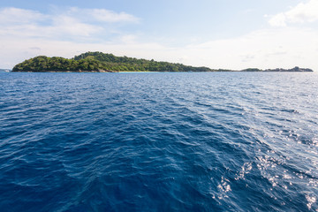 Blue sky and sea at Koh Miang Thailand