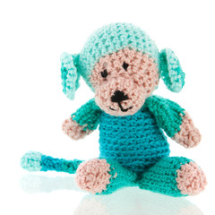 knitted stuffed animal