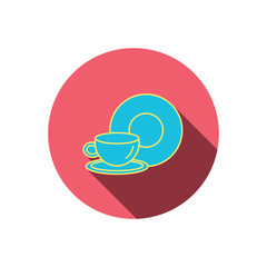 Coffee cup icon. Food and drink sign.