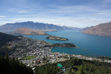 Queenstown with the Remarkables in the backround