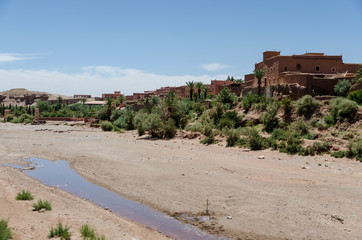 Ait Ben Haddou, in Ouarzazate province is a example of the architecture of southern Morocco.