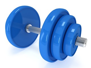 Blue Dumbbell