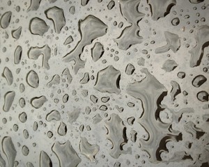 Rain drops on black background