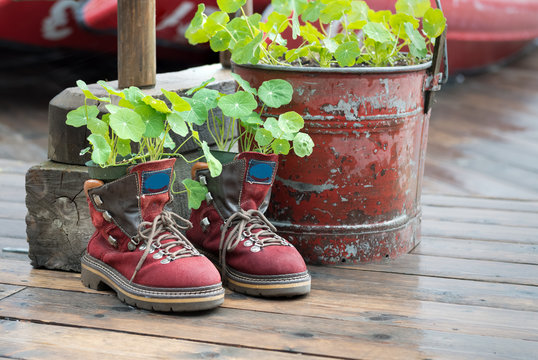 Hiking Boots Planter