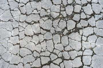 asphalt cracks on the road 1