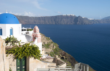 Oia village in Santorini island, Greece