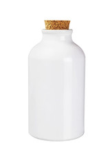 White Metal Bottle